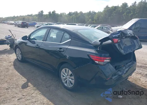 2020 Nissan Sentra S Xtronic Cvt из США, поврежденный, VIN 3N1AB8BV8LY246359